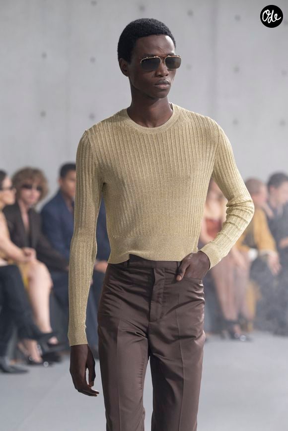 Défilé de mode homme Saint Laurent Printemps/Eté 2027 dans le cadre de la Fashion Week de Paris le 23 juin 2026.

© Bestimage