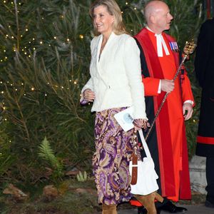 Sophie Rhys-Jones, duchesse d'Edimbourg, - La famille royale d'Angleterre assiste à la messe "Together At Christmas Carol" à l'abbaye de Westminster à Londres, Royaume-Uni le 6 Décembre, 2024