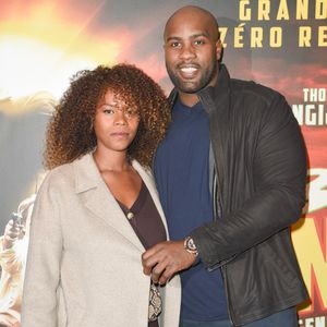 Luthna Plocus et son compagnon Teddy Riner - Avant-première du film "Black Snake" à l'UGC George V à Paris le 18 février 2019. © Coadic Guirec/Bestimage