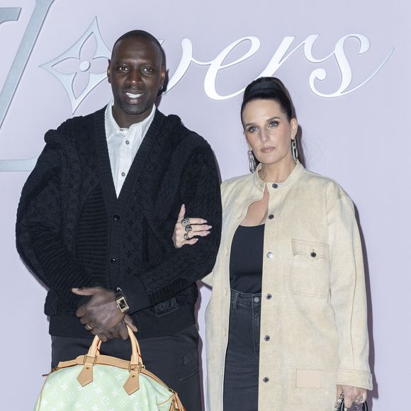 Omar Sy et Helene Sy - Photocall pour le défilé Louis Vuitton prêt à porter hommes Automne / hiver 2025 - 2026 lors de la fashion week à Paris le 21 2025. © Olivier Borde /Bestimage