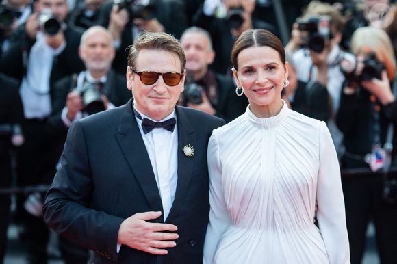 Benoit Magimel et Juliette Binoche assistent à la première de La Passion de Dodin Bouffant dans le cadre du 76e Festival de Cannes à Cannes, France, le 24 mai 2023. Photo Aurore Marechal/Abaca