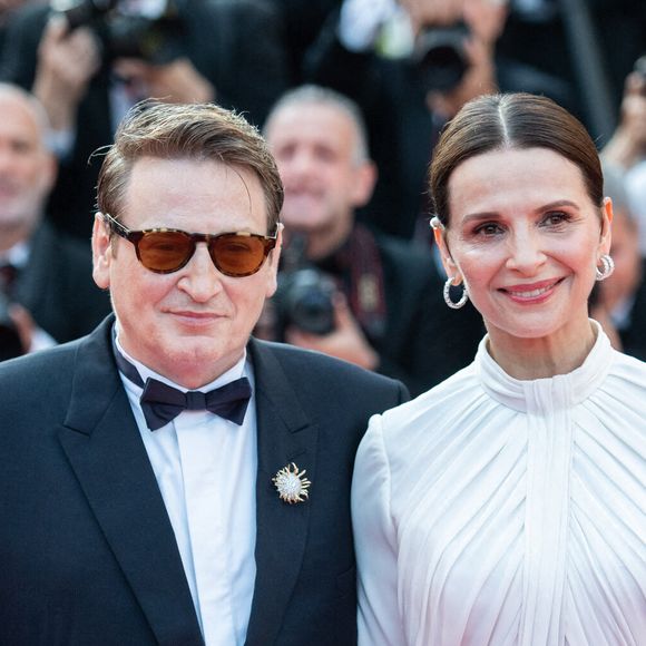 Benoit Magimel et Juliette Binoche assistent à la première de La Passion de Dodin Bouffant dans le cadre du 76e Festival de Cannes à Cannes, France, le 24 mai 2023. Photo Aurore Marechal/Abaca