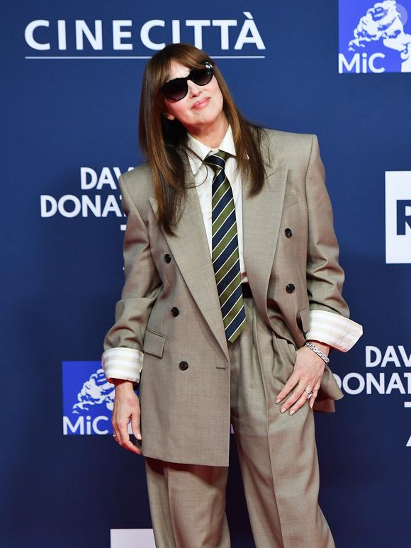Monica Bellucci - Les célébrités à la cérémonie David di Donatello Awards à Rome, le 7 mai 2025. Zuma Press / Bestimage