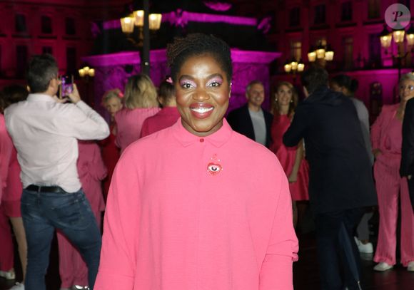 Claudia Tagbo - Lancement de la campagne Octobre Rose 2024 sur la Place Vendôme à Paris le 30 septembre 2024, autour d'un spectacle magique et émouvant, mettant en scène des femmes concernées, mis en scène par Amir pour le coup d'envoi de la campagne annuelle de lutte contre les cancers du sein. © Coadic Guirec/Bestimage