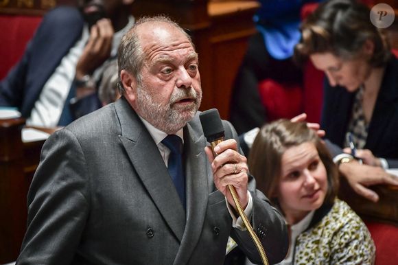 Le ministre français de la Justice Eric Dupond-Moretti s'exprime lors d'une séance de questions au gouvernement à l'Assemblée nationale à Paris le 4 juin 2024. Photo by Firas Abdullah/ABACAPRESS.COM