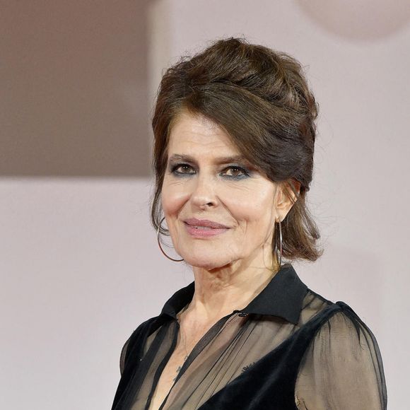 Fanny Ardant lors de la présentation du film "The Palace" de Roman Polanski lors du festival de Venise © ANSA/ZUMA Press/Bestimage
