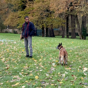 Anthony Delon avec Loubo à Douchy