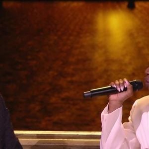 Sarah est revenue sur son duo avec Pascal Obispo lors du dernier prime. Capture d'écran TF1