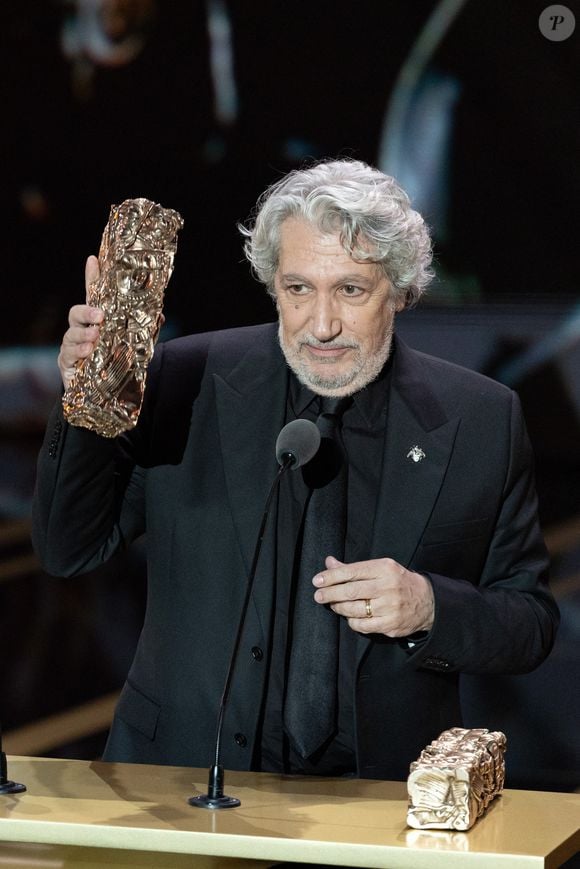 Alain Chabat (César du meilleur acteur dans un second rôle pour "l'amour ouf") - Cérémonie de la 50ème édition de la cérémonie des César à l'Olympia à Paris, France, le 28 février 2025 © Dominique Jacovides - Olivier Borde / Bestimage