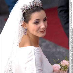 Clotide Courau lors de son mariage en septembre 2003.