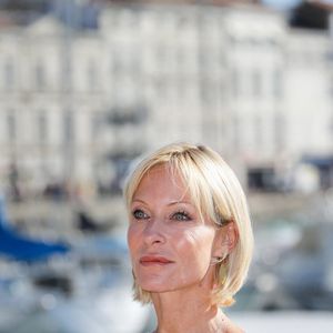 Rebecca Hampton lors de la 20e édition du Festival de fiction TV, le 15 septembre 2018 à La Rochelle, France .Photo by Thibaud MORITZ/ ABACAPRESS.COM
