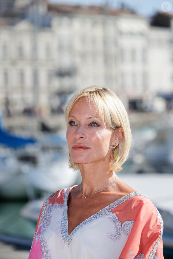 Rebecca Hampton lors de la 20e édition du Festival de fiction TV, le 15 septembre 2018 à La Rochelle, France .Photo by Thibaud MORITZ/ ABACAPRESS.COM