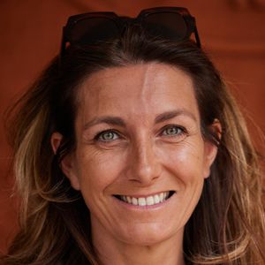 Anne-Claire Coudray au village lors des Internationaux de France de tennis de Roland Garros 2023, à Paris, France, le 9 juin 2023. © Jacovides-Moreau/Bestimage