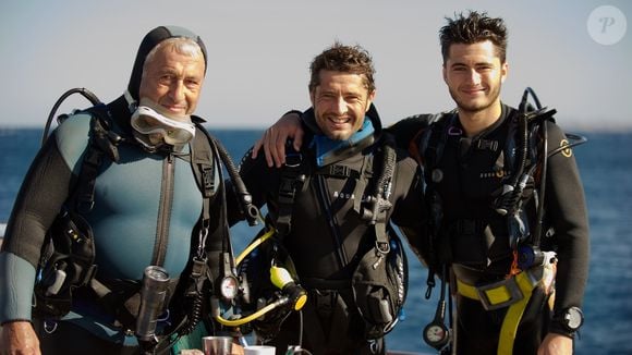 Bixente Lizarazu avec son père Pierre et son fils Tximista