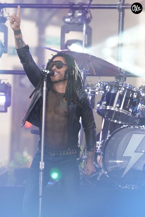 Lenny Kravitz durant le "Today Show" à New York, 12 septembre 2024. 

© Bestimage