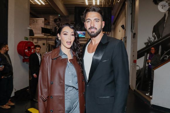 Exclusif - Nabilla et Thomas Vergara - Arrivées pour la dernière émission de TPMP sur C8 à Canal Factory à Boulogne-Billancourt, le 27 février 2025. © Christophe Clovis / Bestimage