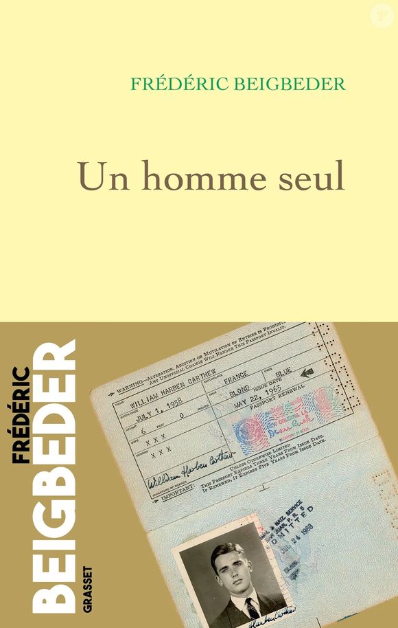 Nouveau livre de Frédéric Beigbeder, "Un homme seul", disponible depuis le 8 janvier 2025.