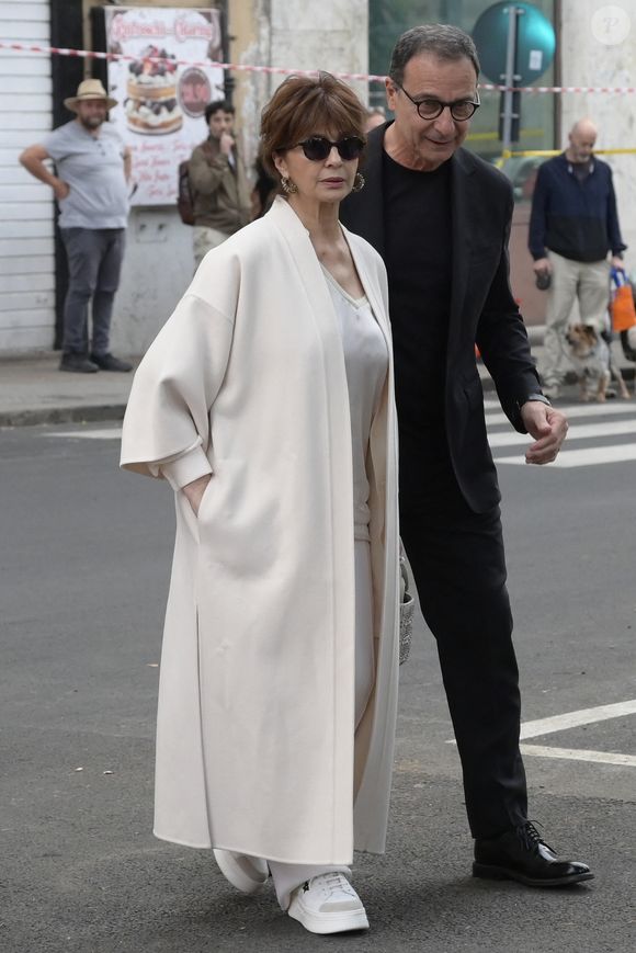 Laura Morante (l) et Francesco Giammatteo (r) Dior Cruise 2026 Fashion Show
Villa Albani Torlonia - Rome, Italie le 27 mai 2025
 © Mario Cartelli/SOPA Images via ZUMA Press Wire