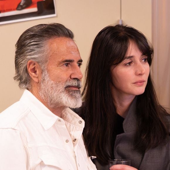 José Garcia et sa compagne Camille - J.Garcia est l'invité d'honneur au vernissage de l'expo "La Boxe fait son Cinéma". Un livre où la boxe rencontre le cinéma à travers la photographie.
Belgique, Bruxelles, hôtel Amigo.

© Alain Rolland / ImageBuzz / Bestimage