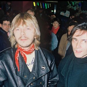 Renaud et Yves Simon à la première de Francis Cabrel à Paris en 1986. © CHARRIAU / BESTIMAGE