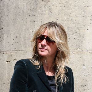 Sarah Poniatowski (Lavoine) -  Arrivées aux obsèques du prince Jean-Stanislas Poniatowski en l'Eglise polonaise à Paris, France, le 29 avril 2024. © Jacovides-Moreau/Bestimage