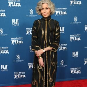 Jane Fonda, lors de la 41e édition du Festival international du film de Santa Barbara : remise du prix « Maltin Modern Master » à Adam Sandler à l'Arlington Theatre de Santa Barbara, en Californie (États-Unis), le 5 février 2026. 

Photo par Fati S/ABACAPRESS.COM