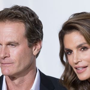 Rande Gerber et sa femme Cindy Crawford - Photocall de la soirée "Her Time" Omega à l'hôtel de Sully à Paris le 29 septembre 2017. © Cyril Moreau/Bestimage