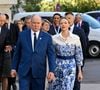Tous les trois sont vêtus de blanc et affichent une forte ressemblance physique.

Le prince Albert II de Monaco et la princesse Charlene de Monaco ont ouvert la 17eme édition du Monaco Blue Initiative, (MBI), au Musée Océanographique de Monaco, le 27 mai 2026.© Bruno Bebert/Bestimage
