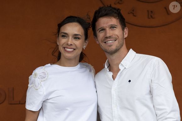 Marine Lorphelin et son compagnon Stanislas Gruau au Village lors des Internationaux de France de Tennis de Roland Garros 2025 le 3 juin 2025 à Paris.  

© Moreau / Jacovides / Bestimage