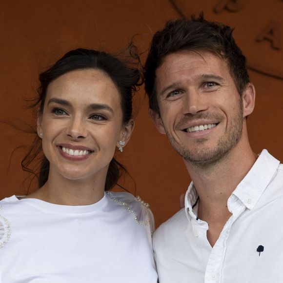 Marine Lorphelin et son compagnon Stanislas Gruau au Village lors des Internationaux de France de Tennis de Roland Garros 2025 le 3 juin 2025 à Paris.  

© Moreau / Jacovides / Bestimage