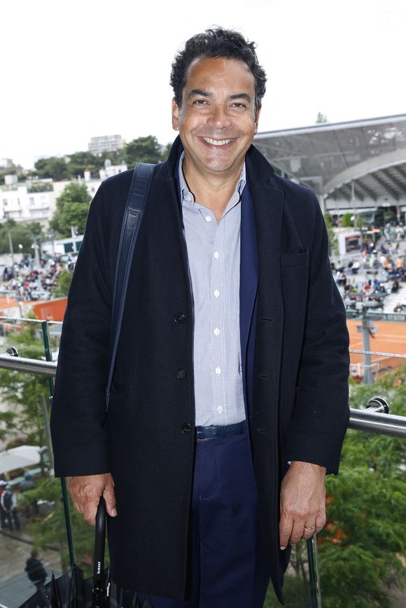 Exclusif - Patrick Cohen (journaliste) - Déjeuner dans la loge de France TV lors des Internationaux de France de Tennis de Roland Garros 2024 - Jour 5 à Paris le 30 Mai 2024.  © Bertrand Rindoff / Bestimage