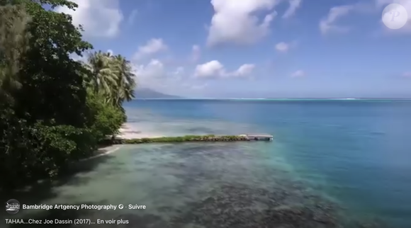 Son corps n'a jamais été rapatrié en France, il est enterré aux Etats-Unis.

L'île de Tahaa, où vivait Joe Dassin, en mars 2017. Photo : Facebook/BambridgeArtgencyPhotography