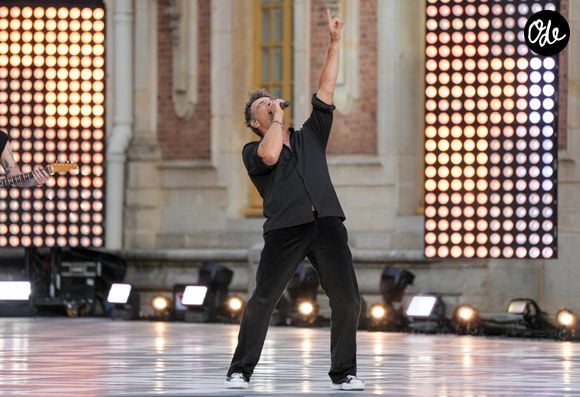 Exclusif - David Hallyday lors de l'enregistrement de l'émission "Versailles en fêtes" diffusée le 5 septembre 2026 sur France 2, à Versailles, France, le 31 août 2026. © Anne-Sophie Guebey/Bestimage