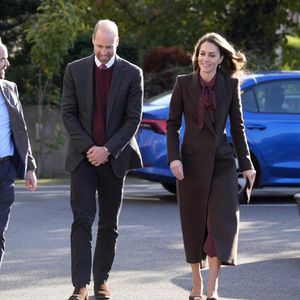 Le Prince et la Princesse de Galles arrivent au Centre communautaire de Southport pour rencontrer les familles des victimes de l'attaque au couteau de Southport au début de l'année.  Southport, Royaume-Uni, le 10 octobre 2024. Photo by Danny Lawson/PA Wire/ABACAPRESS.COM