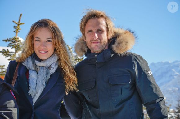 Elodie Fontan et Philippe Lacheau assistent à un photocall célébrant le succès de 'Babysitting 2' lors du 19ème Festival du Film de Comédie de l'Alpe d'Huez à l'Alpe d'Huez, France, le 15 janvier 2016. Photo by Julien Reynaud/APS-Medias/ABACAPRESS.COM