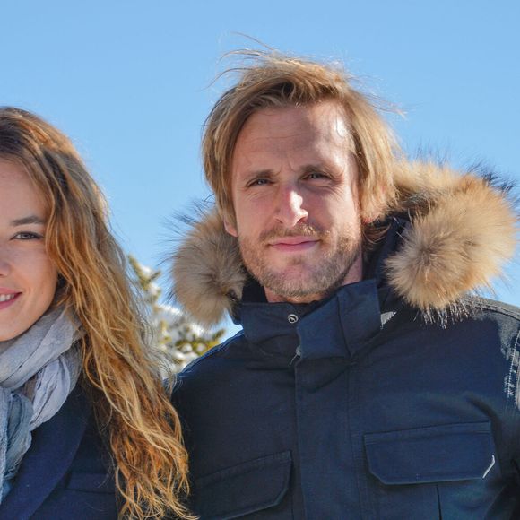 Elodie Fontan et Philippe Lacheau assistent à un photocall célébrant le succès de 'Babysitting 2' lors du 19ème Festival du Film de Comédie de l'Alpe d'Huez à l'Alpe d'Huez, France, le 15 janvier 2016. Photo by Julien Reynaud/APS-Medias/ABACAPRESS.COM