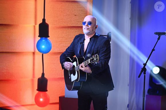 Exclusif - Pascal Obispo lors de l'enregistrement de l'émission "Vivement dimanche" au studio Rive Gauche, présentée par M. Drucker avec une diffusion sur France 3 le 1er février 2026. © Guillaume Gaffiot/Bestimage