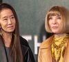 Vera Wang est l'une des icônes de la mode américaine. Après avoir été patineuse artistique, elle a rejoint au début des années 1970 la rédaction du magazine "Vogue", popularisé par Anna Wintour.
Vera Wang et Anna Wintour à la soirée "The Last Five Years" à New York le 6 avril 2025. © Lev Radin/ZUMA Press Wire