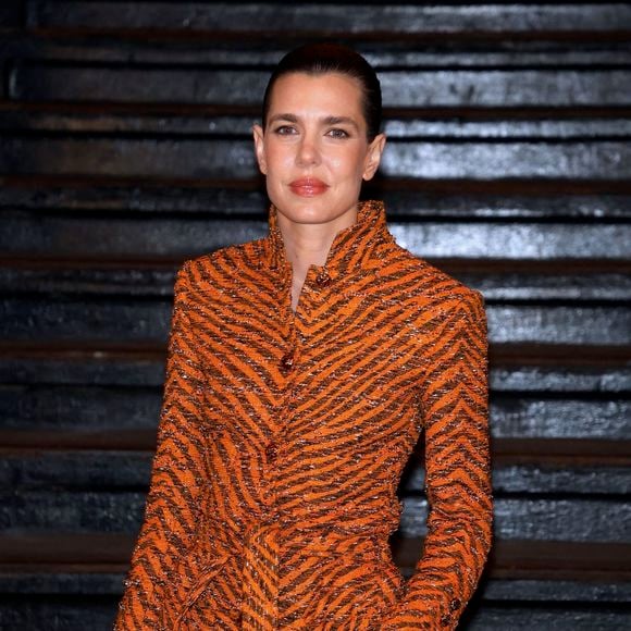 Charlotte Casiraghi assiste au Chanel Metiers D'Art Show 2026 à l'intérieur d'une station de métro à Bowery, New York le 2 décembre 2025. Photo by Charles Guerin/ABACAPRESS.COM