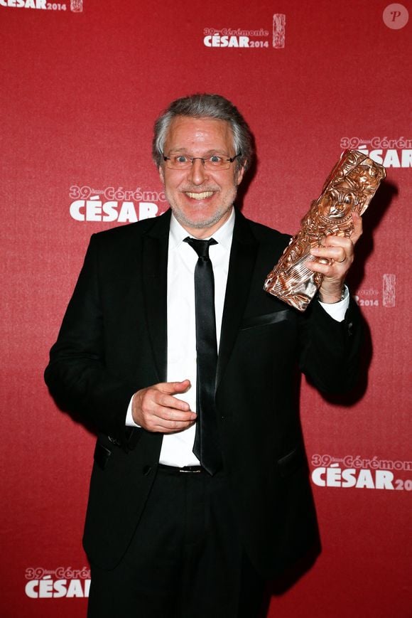 Nicolas Marie posant lors du photocall de la 39e cérémonie des César du cinéma qui s'est tenue au Théâtre du Chatelet à Paris, France, le 28 février 2014. Photo by Bernard-Briquet-Orban/ABACAPRESS.COM