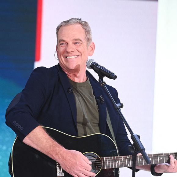 Exclusif - Garou - Enregistrement de l'émission Vivement dimanche au studio Rive Gauche, présentée par M.Drucker, diffusée le 07 septembre 2025 sur France 3.  © Guillaume Gaffiot / Bestimage