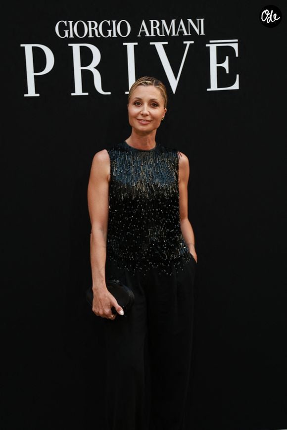 Anna Ferzetti au défilé Giorgio Armani Privé "Collection Haute Couture Automne/Hiver 2026-2027" lors de la Fashion Week de Paris, le 7 juillet 2026
