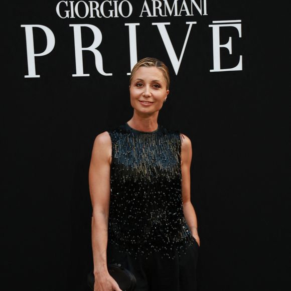 Anna Ferzetti au défilé Giorgio Armani Privé "Collection Haute Couture Automne/Hiver 2026-2027" lors de la Fashion Week de Paris, le 7 juillet 2026