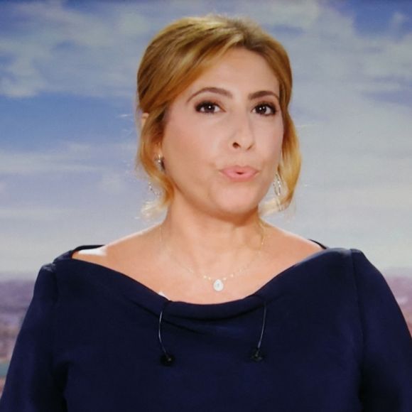 Captures d'écran - Léa Salamé présente son premier journal de 20 heures sur France 2  le 1er septembre 2025. 
© Alain Guizard / Bestimage