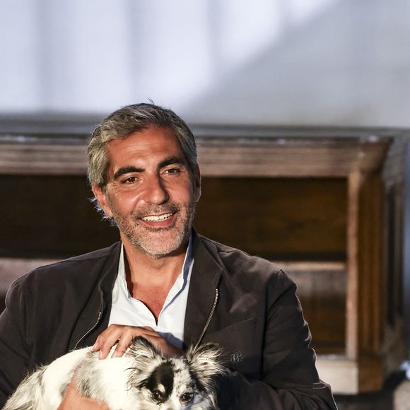Exclusif - Ary Abittan pendant l’enregistrement d’Animaux Stars, présenté par B.Montiel et diffusé le 4 octobre 2025 sur Animaux TV, à Paris, France le 3 juillet 2025. © Jack Tribeca/Bestimage