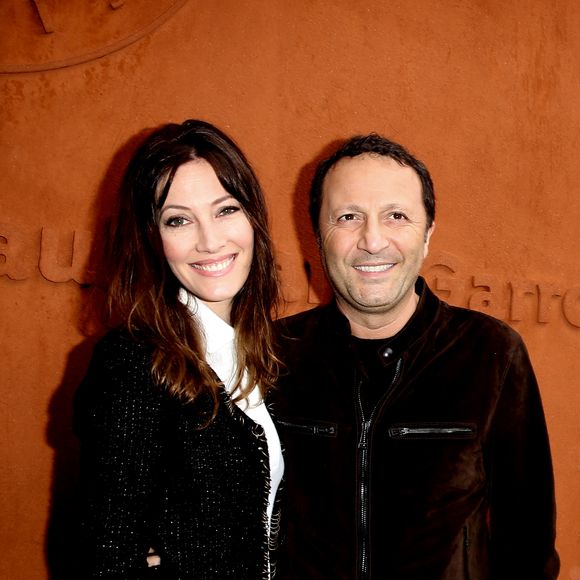 Mareva Galanter et Arthur (Jacques Essebag) - People au village des internationaux de France de tennis à Roland Garros à Paris 5 juin 2016. © Dominique Jacovides / Bestimage