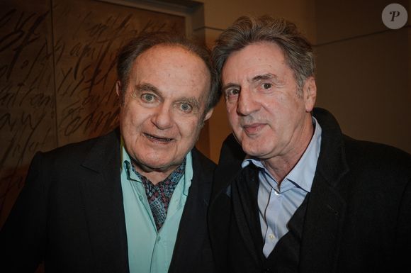 Exclusif - Daniel Auteuil et Guy Béart à l'Olympia en 2015 © Photo by Julien Reynaud/APS-Medias/ABACAPRESS.COM