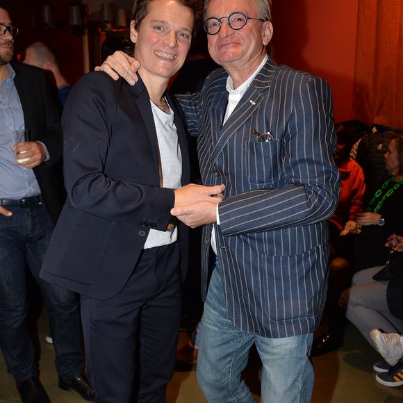 Exclusif - Bénabar (Bruno Nicolini) et Jean-Luc Petitrenaud - Prix spécial - Soirée pour les 20 ans de carrière du chanteur Bénabar ( Bruno Nicolini) au XXII à Paris le 21 septembre 2015. ©Vereen/Bestimage