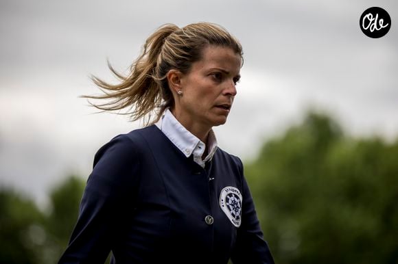Athina Onassis assiste au Global Champions Tour CSI2 Madrid 2019, Madrid, le 17 mai 2019. GTRES / BESTIMAGE