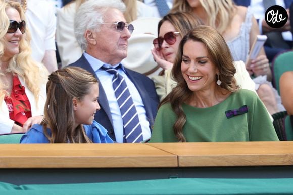 La princesse Charlotte et Kate Middleton à Wimbledon, le 12 juillet 2026.

© Mirrorpix / Bestimage